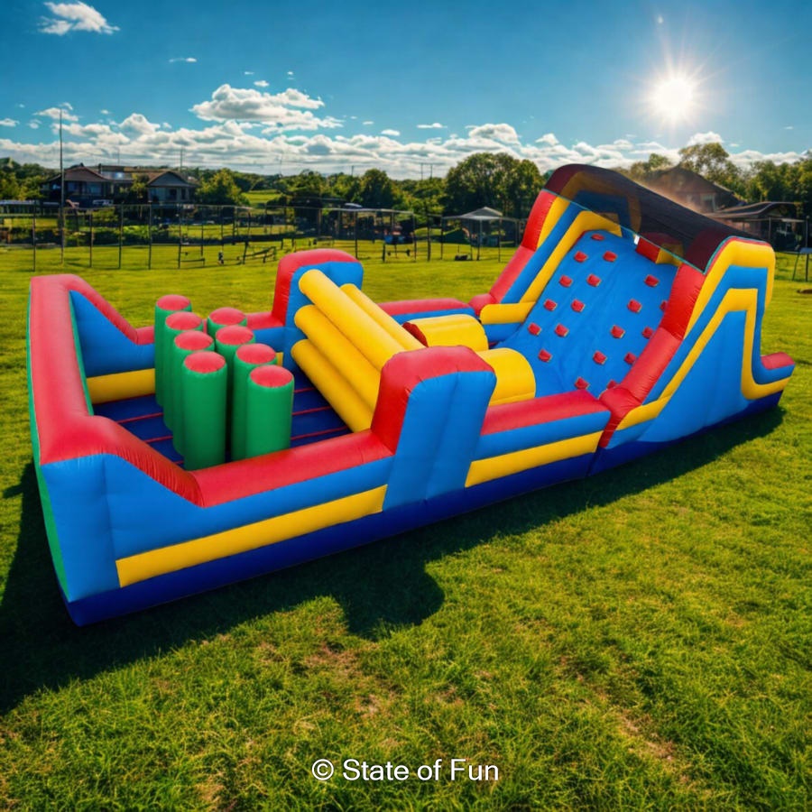 40' Rampage Run Obstacle Course