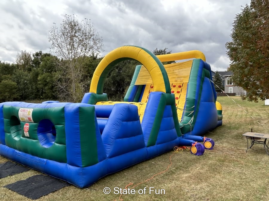 50' Cool Blue Obstacle Course - Bounce House Rentals in Minneapolis ...